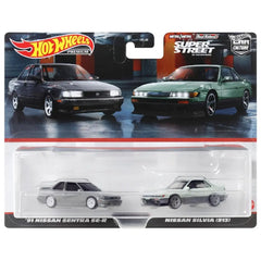 Hot Wheels  Premium 2-Pack'91 Nissan Sentra SE-R/Nissan Silvia HYF04