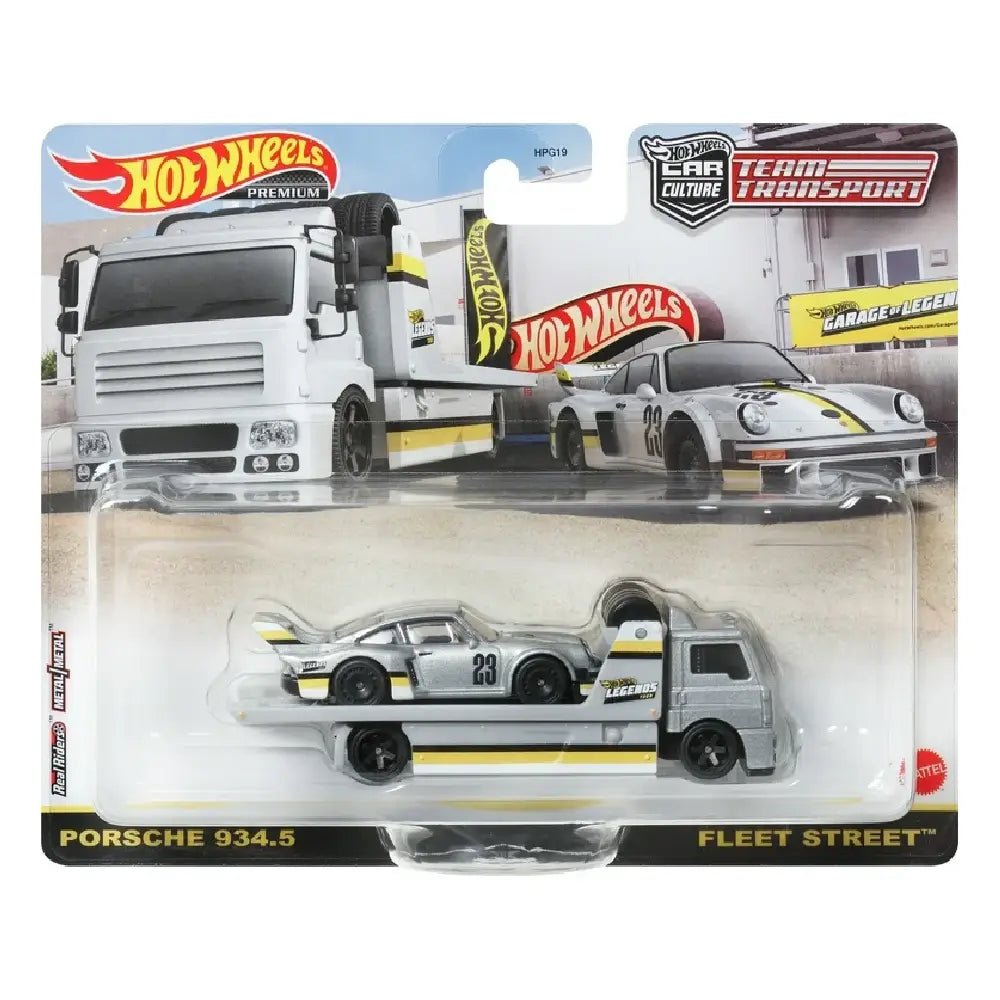 Hot Wheels Premium, Legends Transport Hauler and Toy HPG19