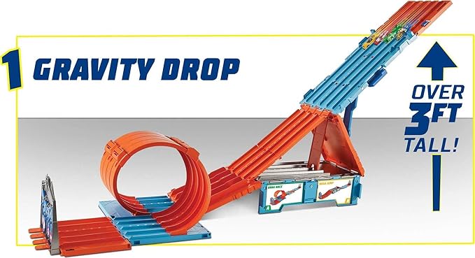 Hot Wheels Race Crate Pop Out Raceway Playset with Portable Storage Case & Track thumbnail