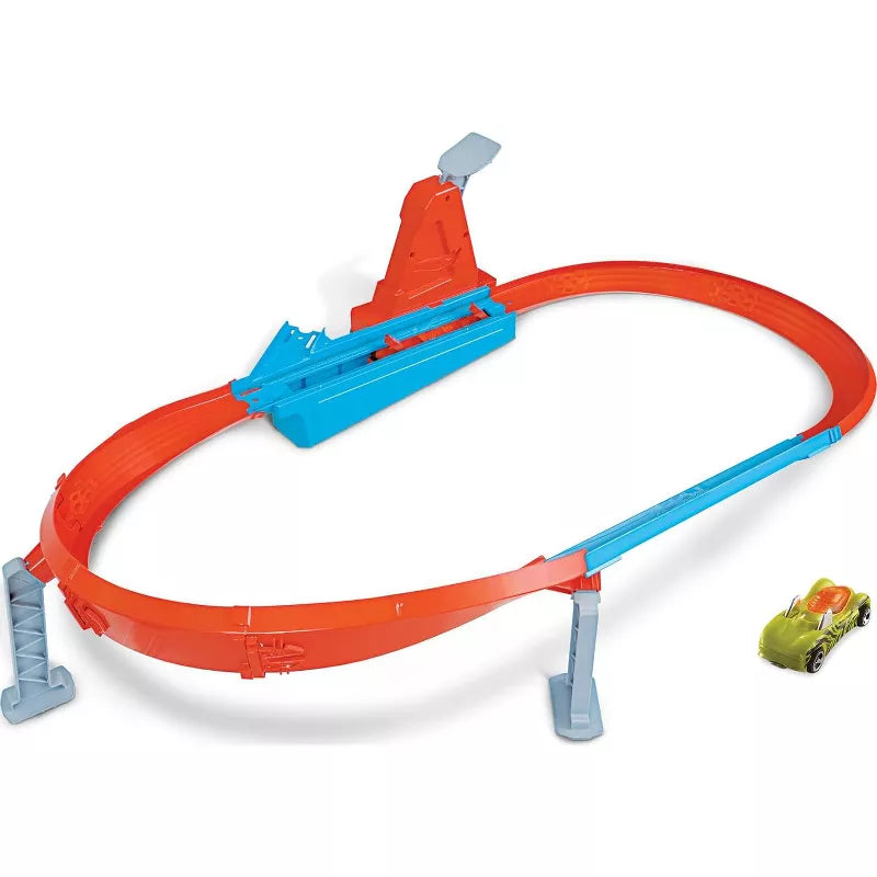 Hot Wheels Toy Car Track Set, Rapid Raceway Champion, Multi-Car Launcher, Connects to Other Sets, Includes 1:64 Scale Car thumbnail