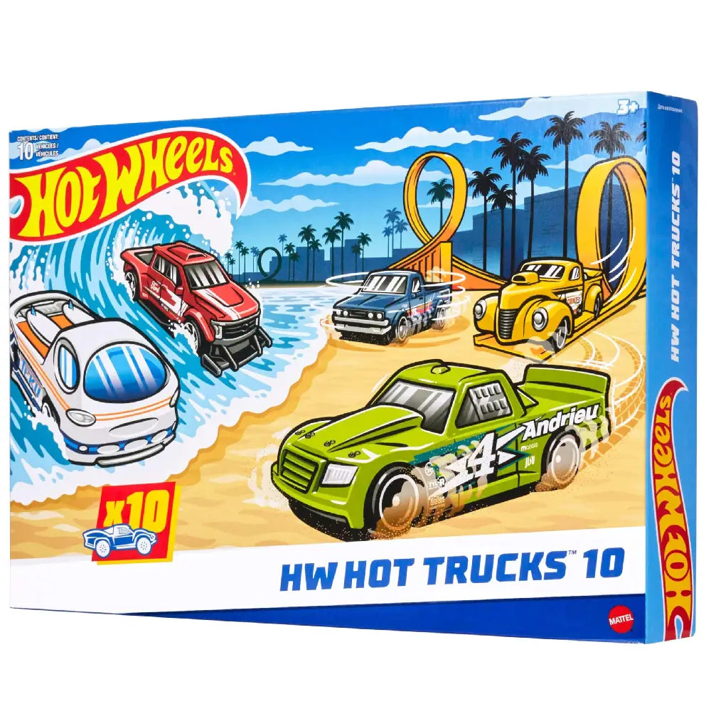 Hot Wheels Toy Trucks 10-Pack (Styles May Vary) HYM97 thumbnail