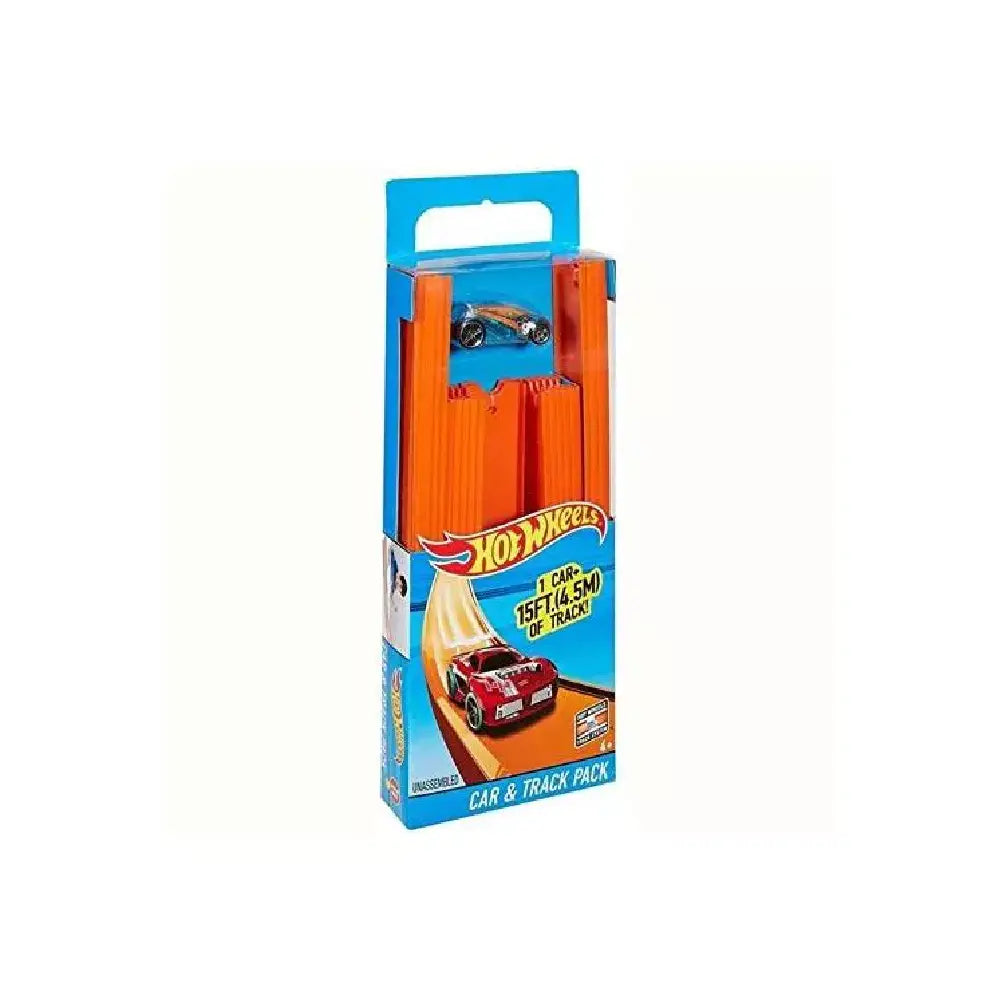 Hot Wheels Track Builder Straight Track with Car 15 Feet - Styles May Vary. Get ready for high-speed thrills with an incredible 15 feet of Hot Wheels track—custom racing action like never before! BHT77 thumbnail