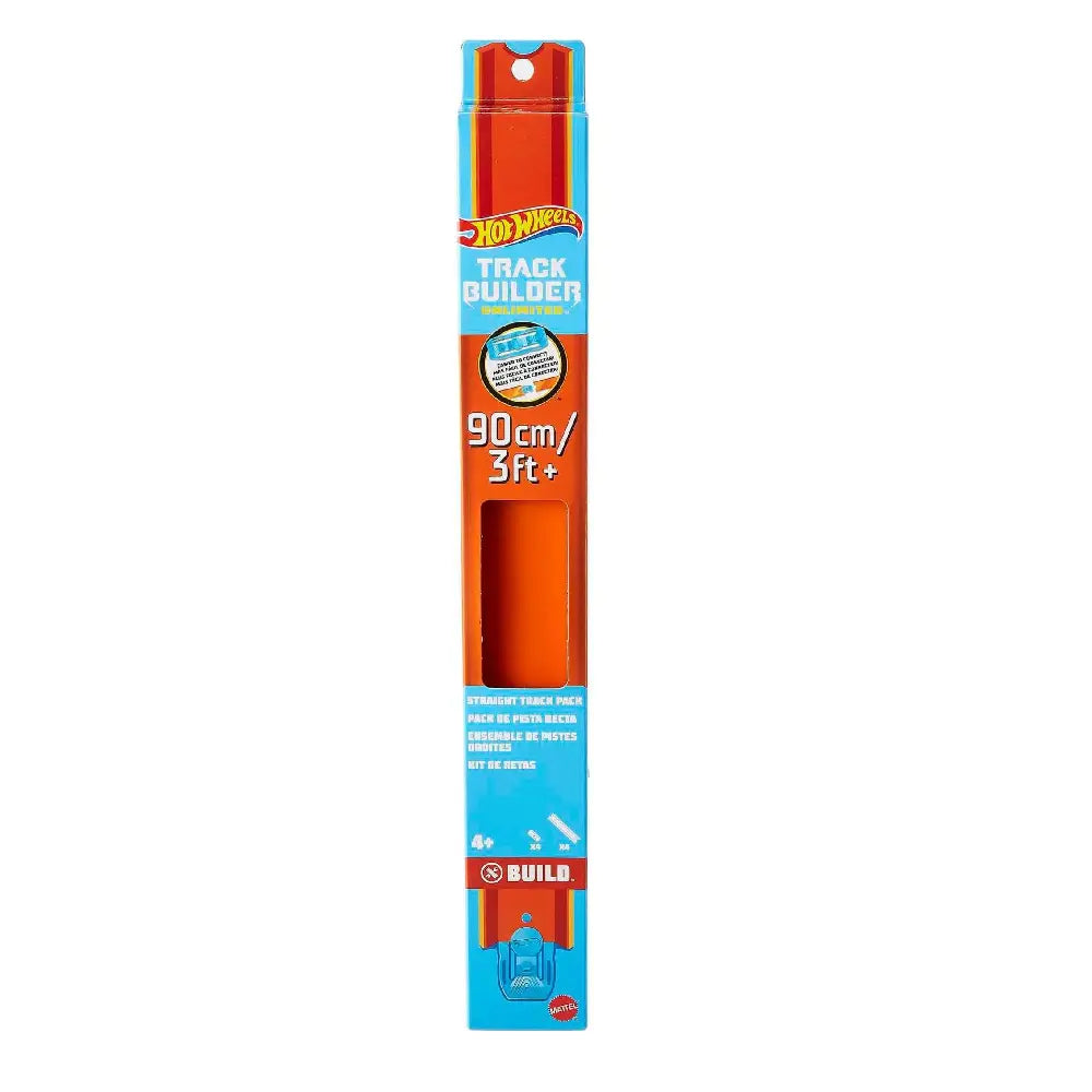 Hot Wheels Track Builder Unlimited Straight Track Pack 4FT HFD00 thumbnail