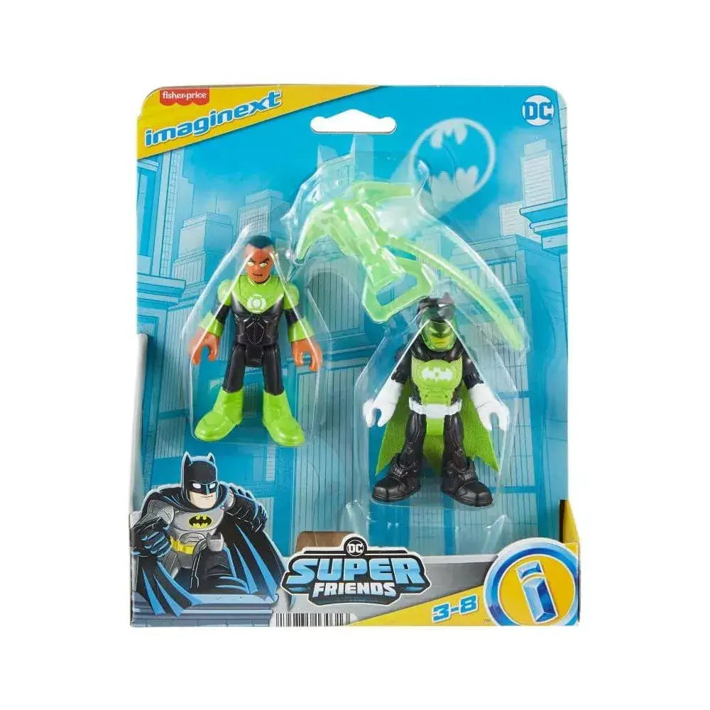 Imaginext DC Super Friends Batman and Green Lantern Figure Set, 3 Pieces, thumbnail