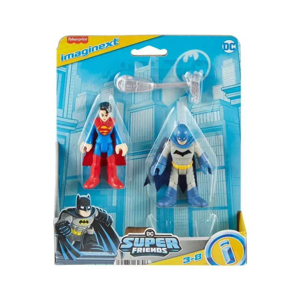 Imaginext DC Super Friends Batman and Supergirl Figure Set, 3 Pieces, thumbnail