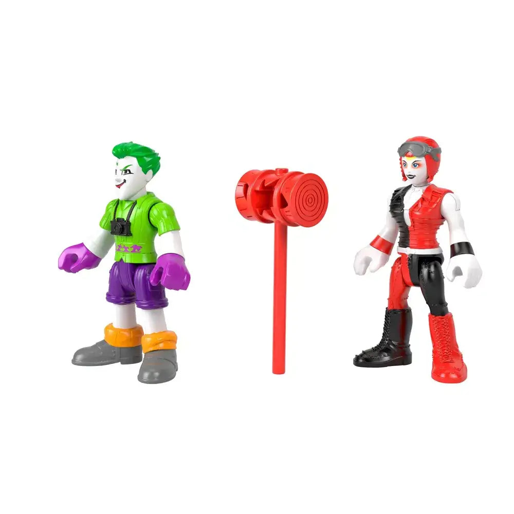 Imaginext DC Super Friends The Joker & Harley Quinn Figure Set, 3 Pieces thumbnail
