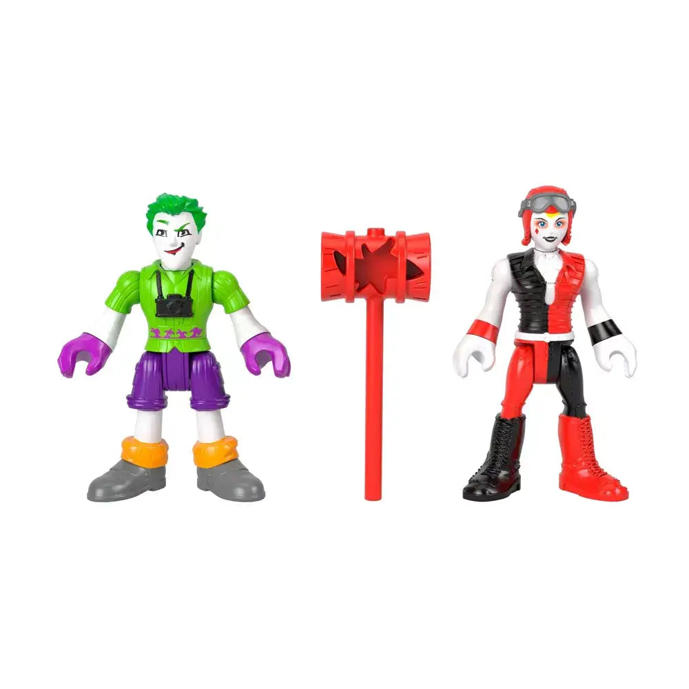 Imaginext DC Super Friends The Joker & Harley Quinn Figure Set, 3 Pieces thumbnail