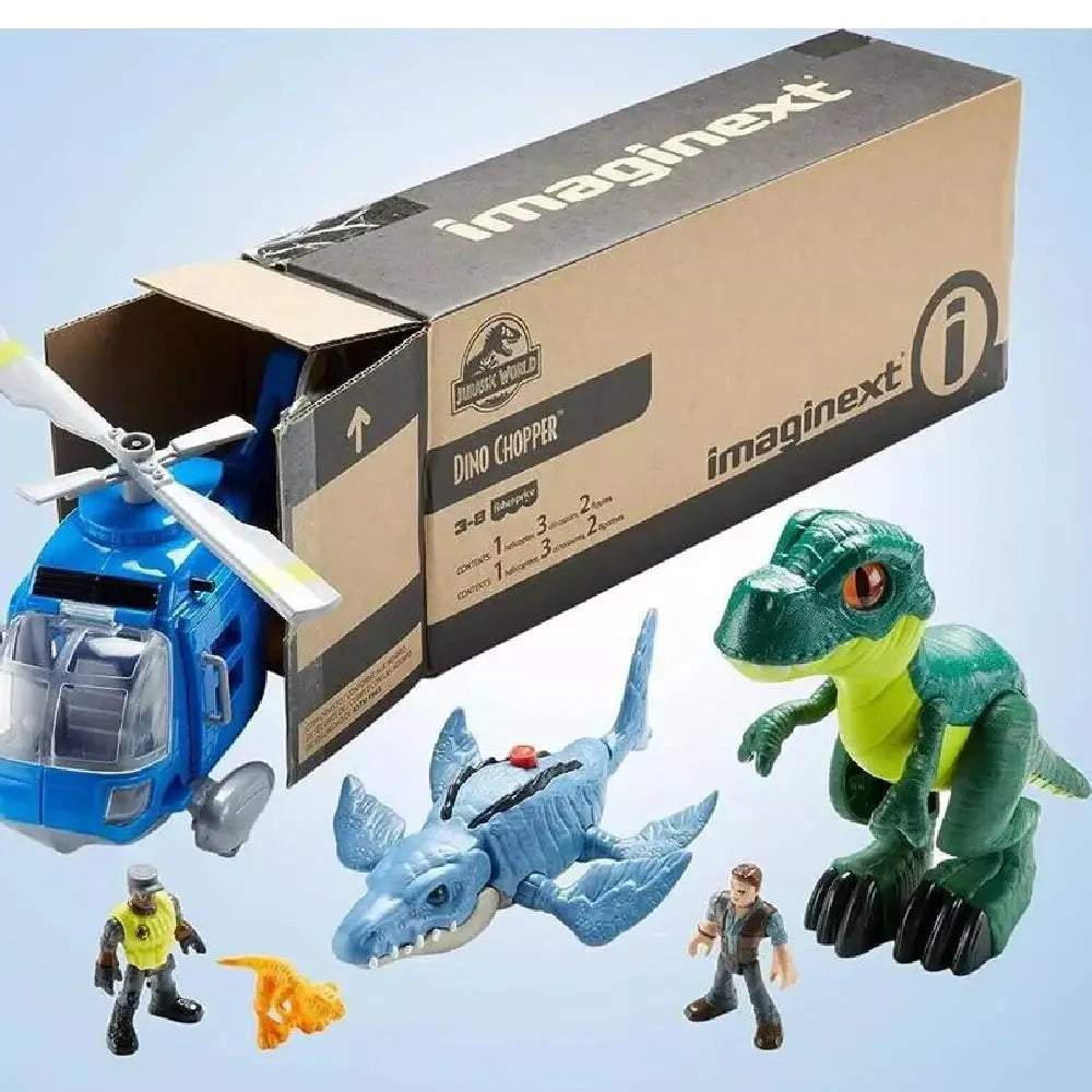 Imaginext Jurassic World Dinosaur Chopper Figure & Vehicle Set thumbnail