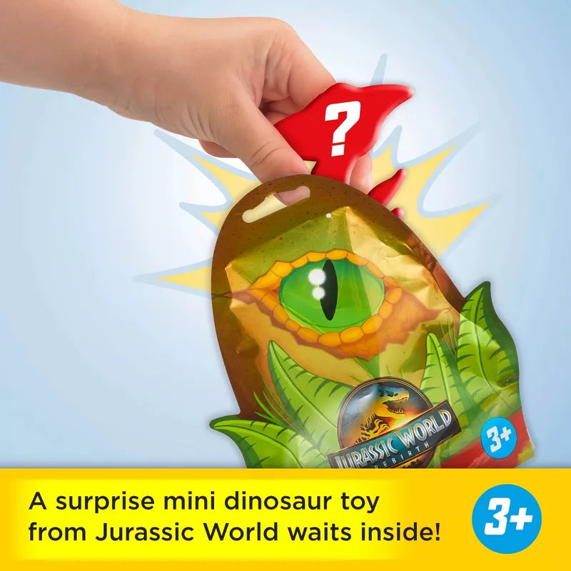Imaginext Jurassic World Miniature Dinosaur Toy Blind Bag Collection for Kids, Styles May Vary [1 RANDOM Figure] thumbnail