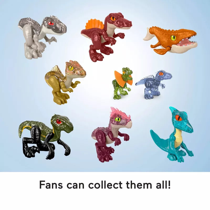 Imaginext Jurassic World Miniature Dinosaur Toy Blind Bag Collection for Kids, Styles May Vary [1 RANDOM Figure] thumbnail