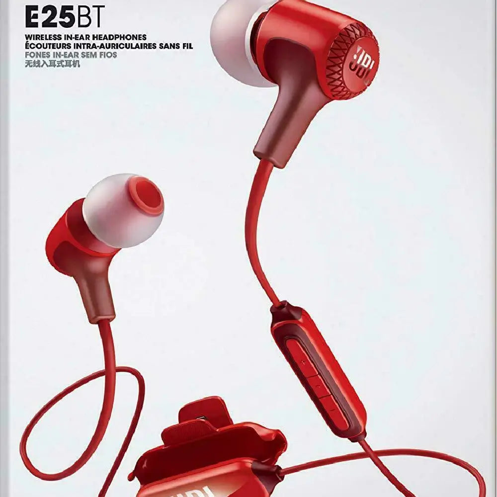 JBL E25BT Bluetooth in-Ear Headphones Red thumbnail