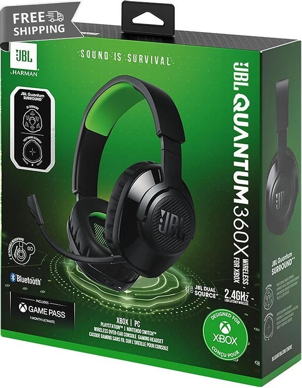 JBL Quantum 360X Wireless Bluetooth Gaming Headset with Mic For Xbox thumbnail