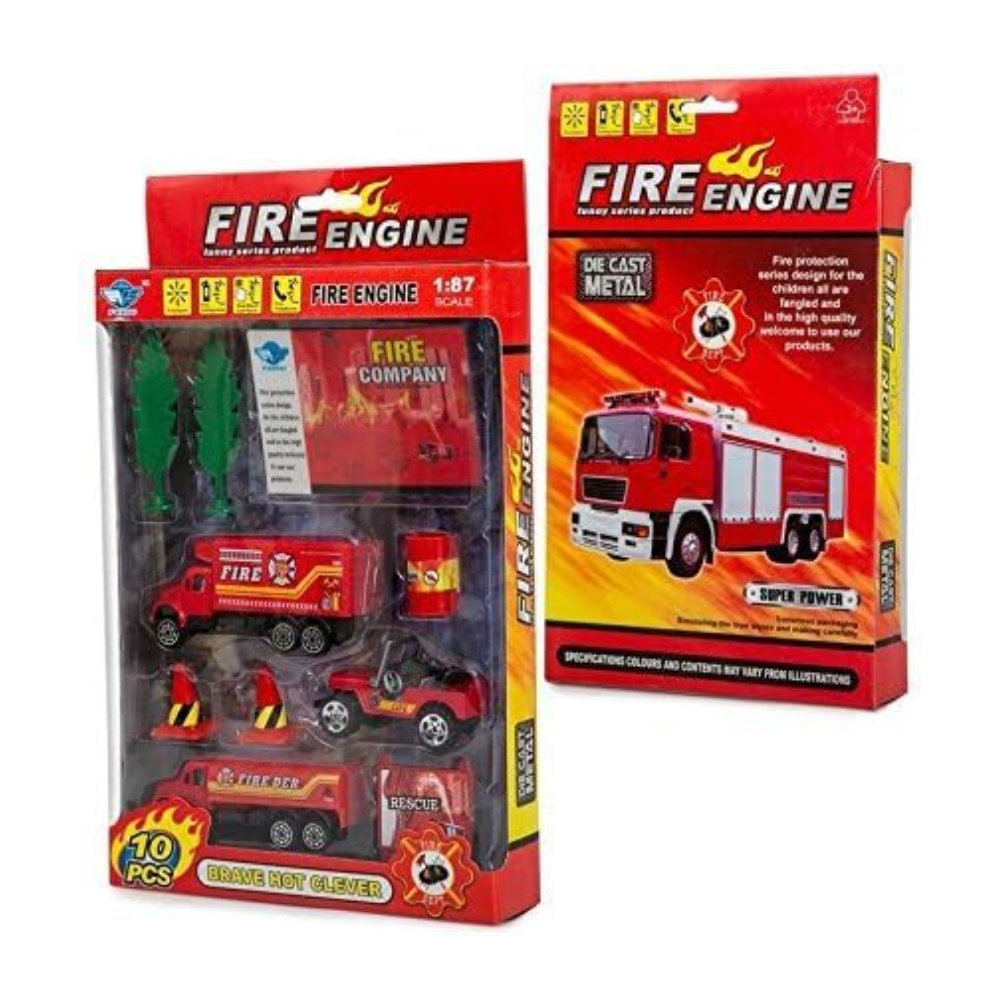 JP3103 Big-Daddy Fire Rescue Toy Play Set 10+