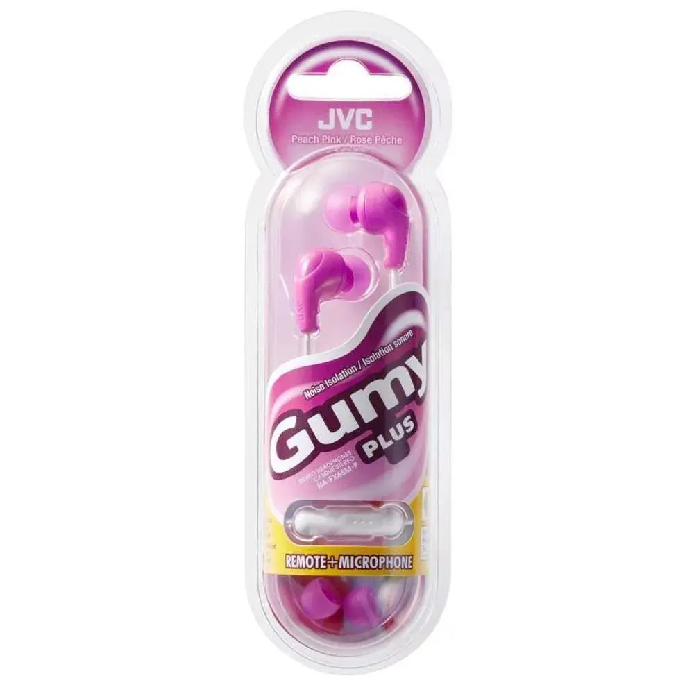 JVC Gumy Plus Earbuds with Mic PINK thumbnail