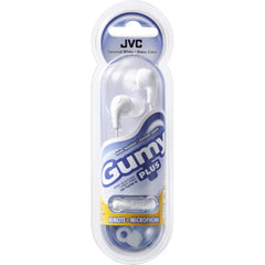JVC Gumy Plus Earbuds with Mic WHITE