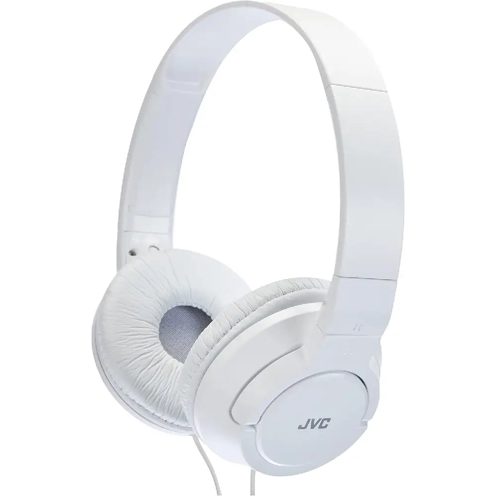 JVC Lightweight On-Ear Headphones WHITE thumbnail
