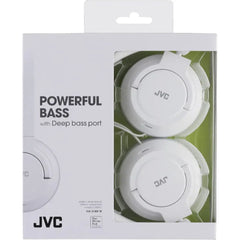 JVC Lightweight On-Ear Headphones WHITE