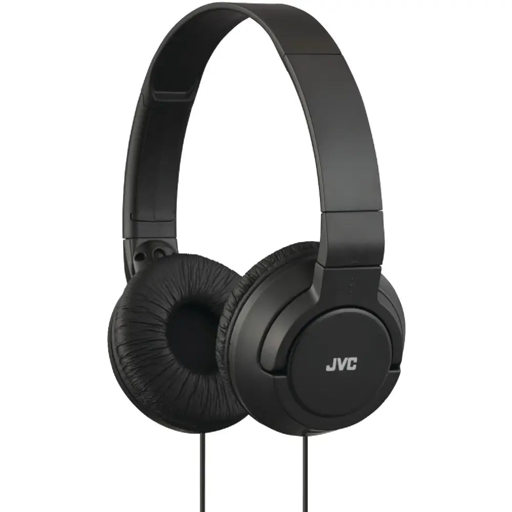 JVC Lightweight On-Ear Headphones (Black) thumbnail