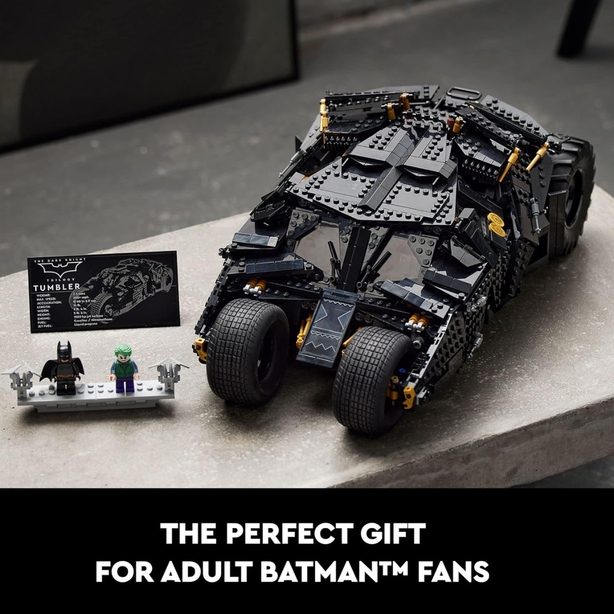LEGO DC THE Batman Batmobile Tumbler 76240 Building Kit – 2,049 Pieces Collectible Display Model thumbnail