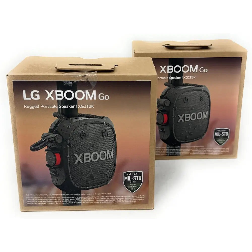 LG XG2T XBOOM Go Wireless Speaker with Powerful Sound and up to 10 HRS of Battery 2 pack thumbnail