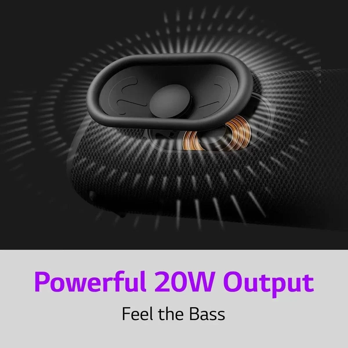 LG XBOOM Go Portable Bluetooth Speaker 20W Waterproof - XG5QBK thumbnail