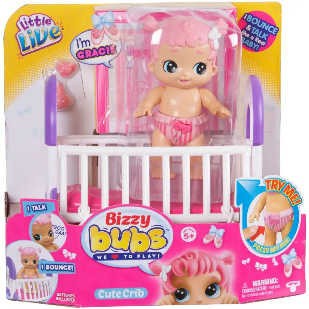 Little Live Bizzy Bubs Bouncing Baby Gracie thumbnail