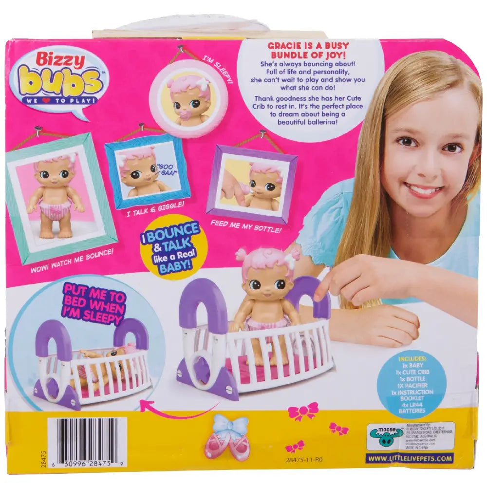 Little Live Bizzy Bubs Bouncing Baby Gracie thumbnail