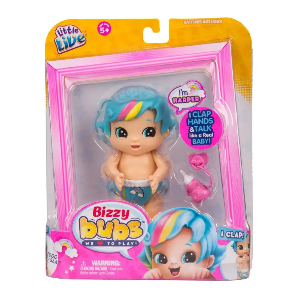 Little Live Bizzy Bubs Clap Baby Harper 28534 thumbnail