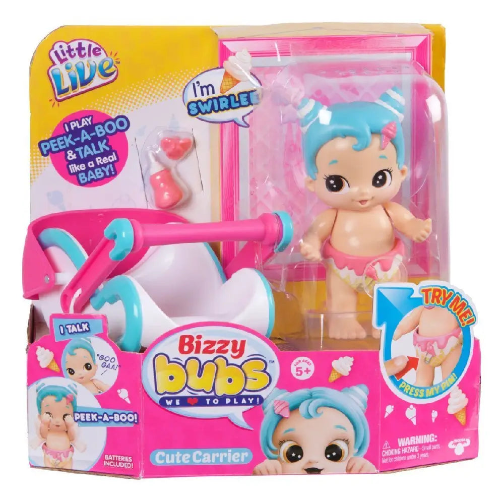 Little Live Bizzy Bubs Peek-A-Boo Baby Swirlee thumbnail
