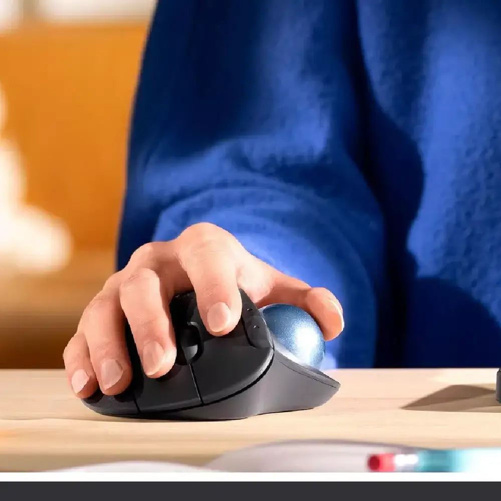 Logitech ERGO M575S Wireless Ergonomic Trackball Mouse 910-007026 thumbnail