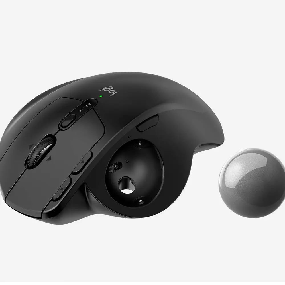 Logitech MX ERGO Plus Wireless Trackball Mouse Graphite 910-005178 thumbnail