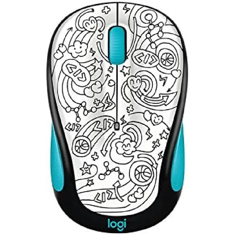 Logitech m325 brainstorming teal collection wireless m317 optical mouse thumbnail