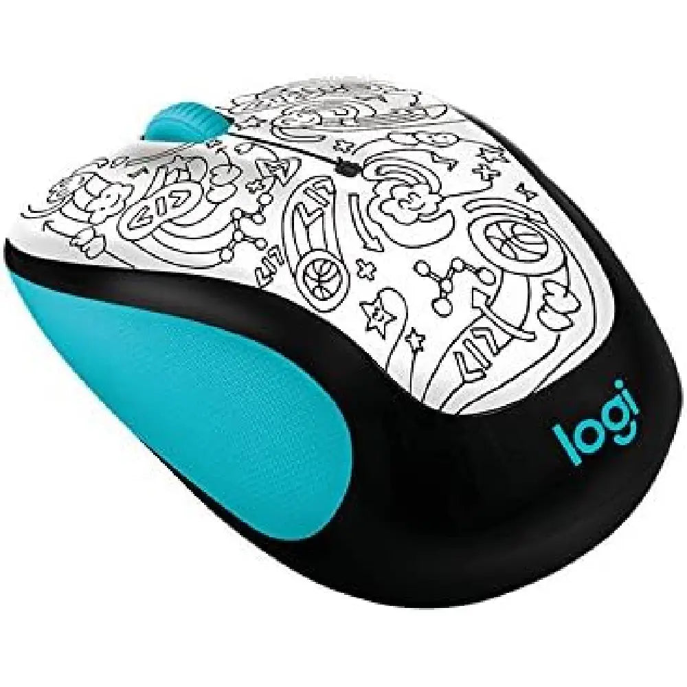 Logitech m325 brainstorming teal collection wireless m317 optical mouse thumbnail