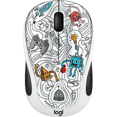 Logitech 910-005034 Wireless Mouse Techie White