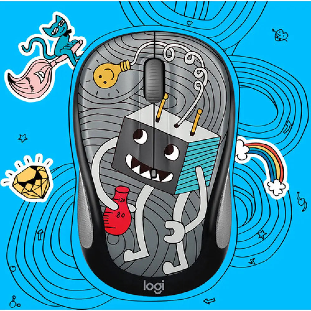Logitech Doodle Collection M325C Wireless Mouse - Lightbulb BUY BACK thumbnail