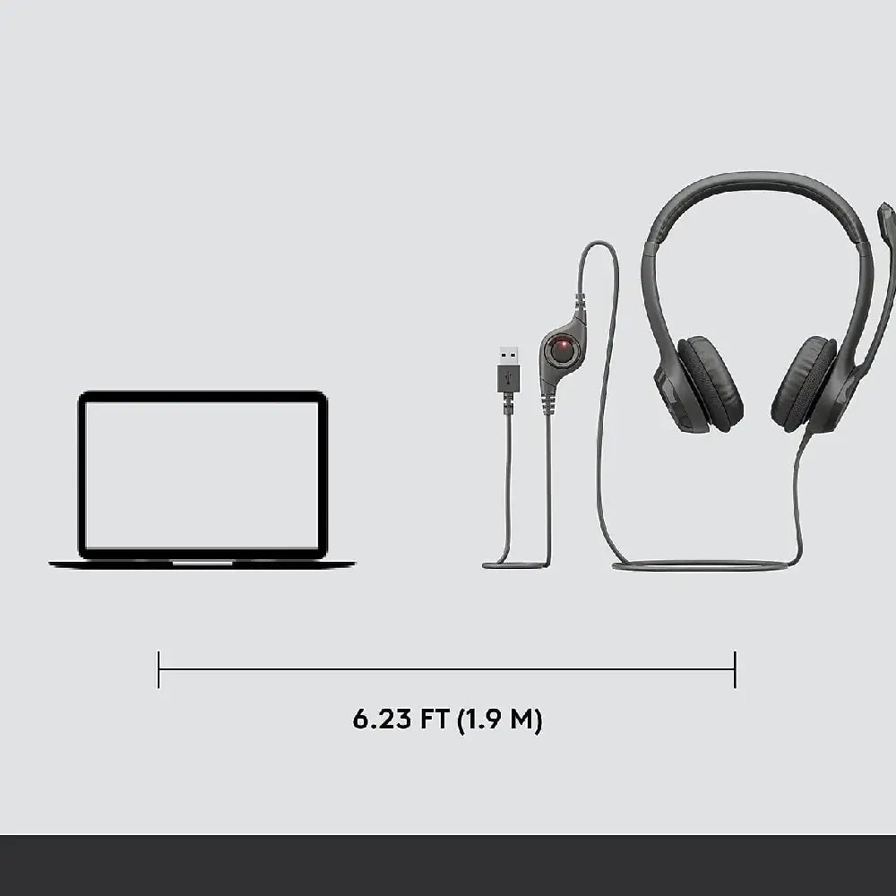 Logitech H390 Clearchat Comfort USB Headset 981-000014 thumbnail