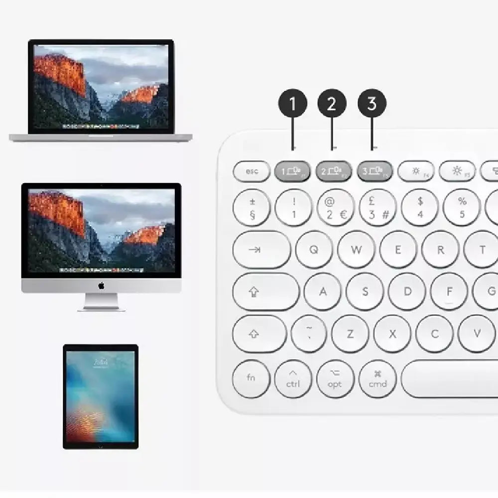 Logitech K380 Multi-Device Bluetooth Keyboard for Mac 920-009729 thumbnail