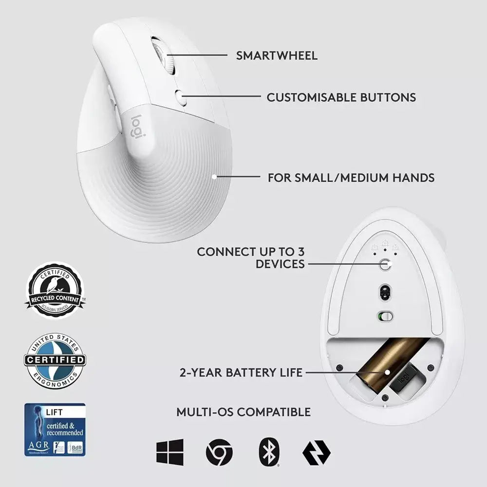 Logitech Lift for Business Off White thumbnail