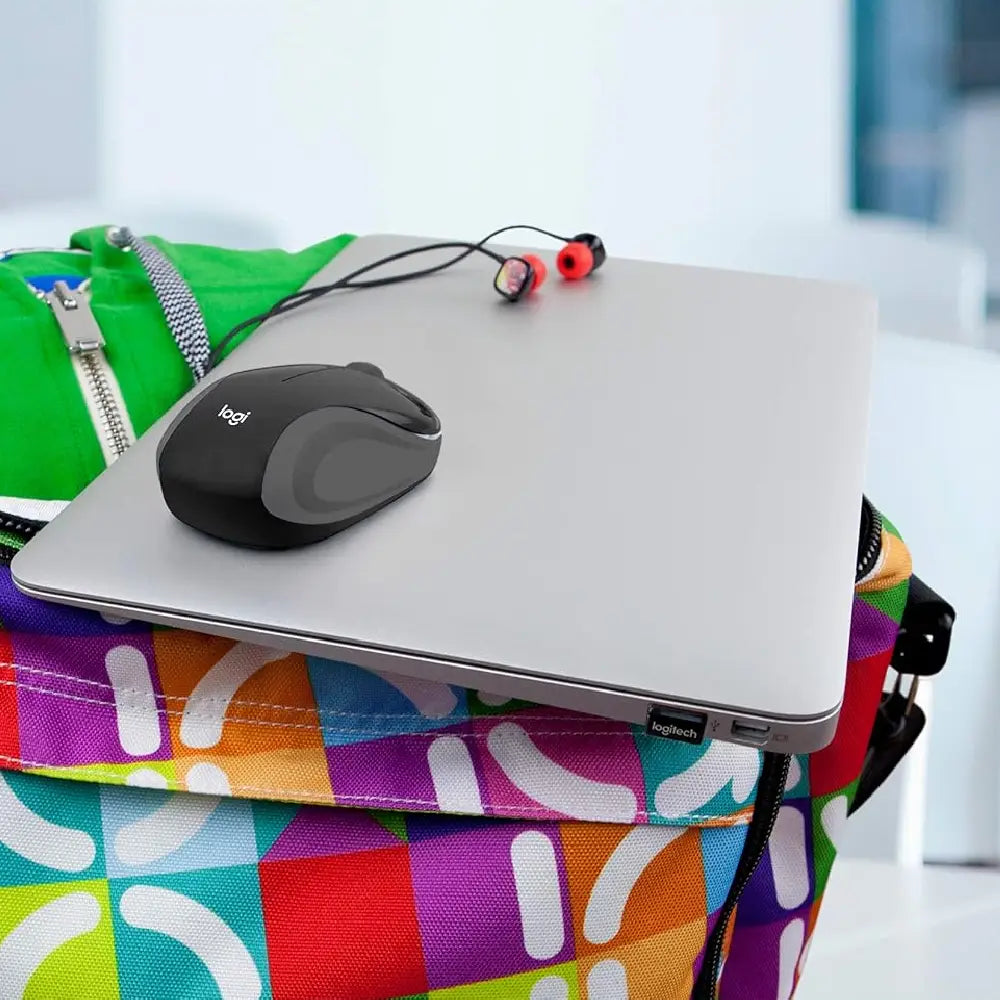 Logitech M187 Wireless Mini Mouse, Black thumbnail