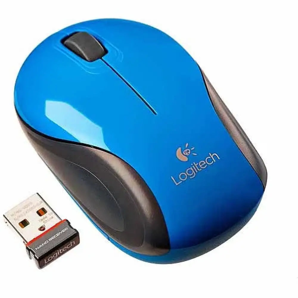 Logitech M187 Wireless Mini Mouse, Blue thumbnail