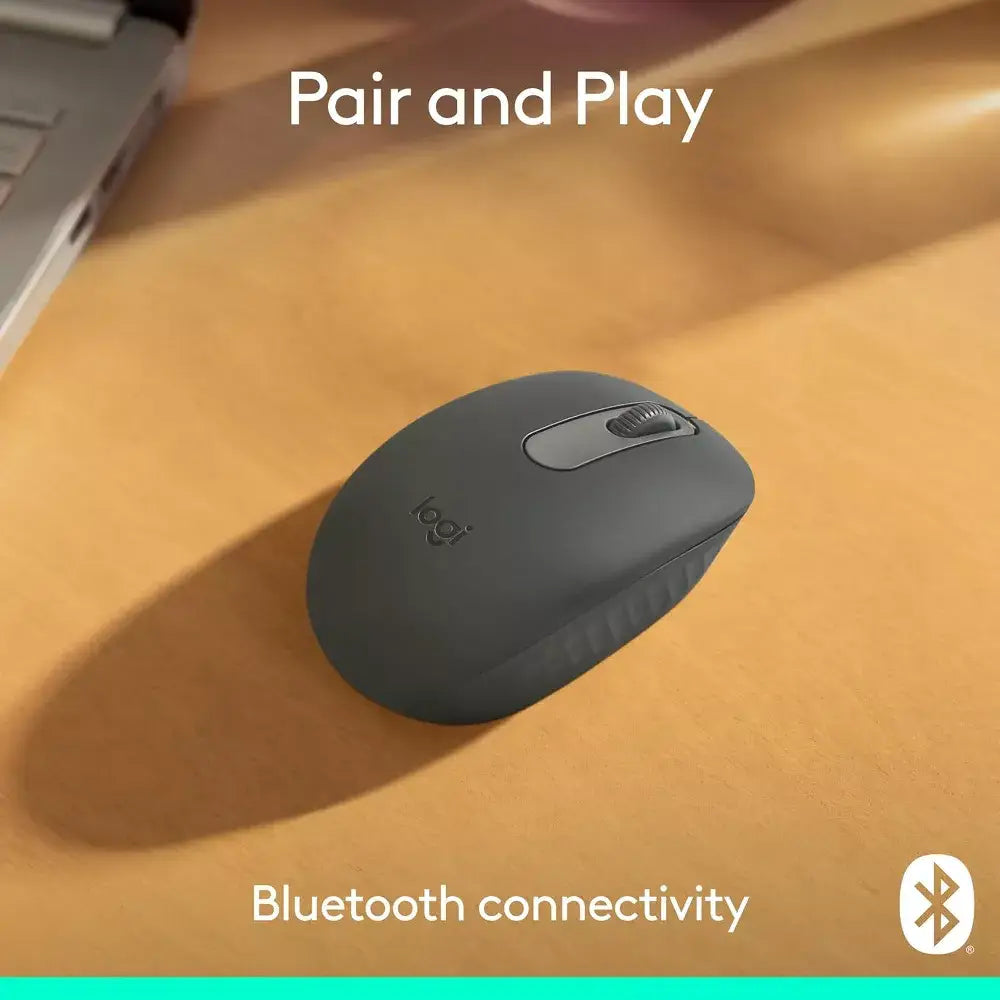 Logitech M196 Bluetooth Wireless Mouse - Graphite Black 910-007437 thumbnail