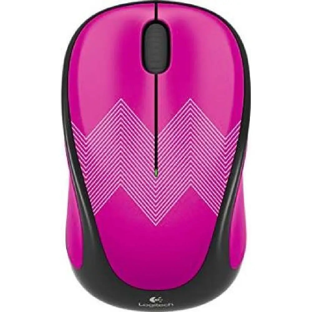 Logitech M317c Wireless Mouse Purple zig zag thumbnail