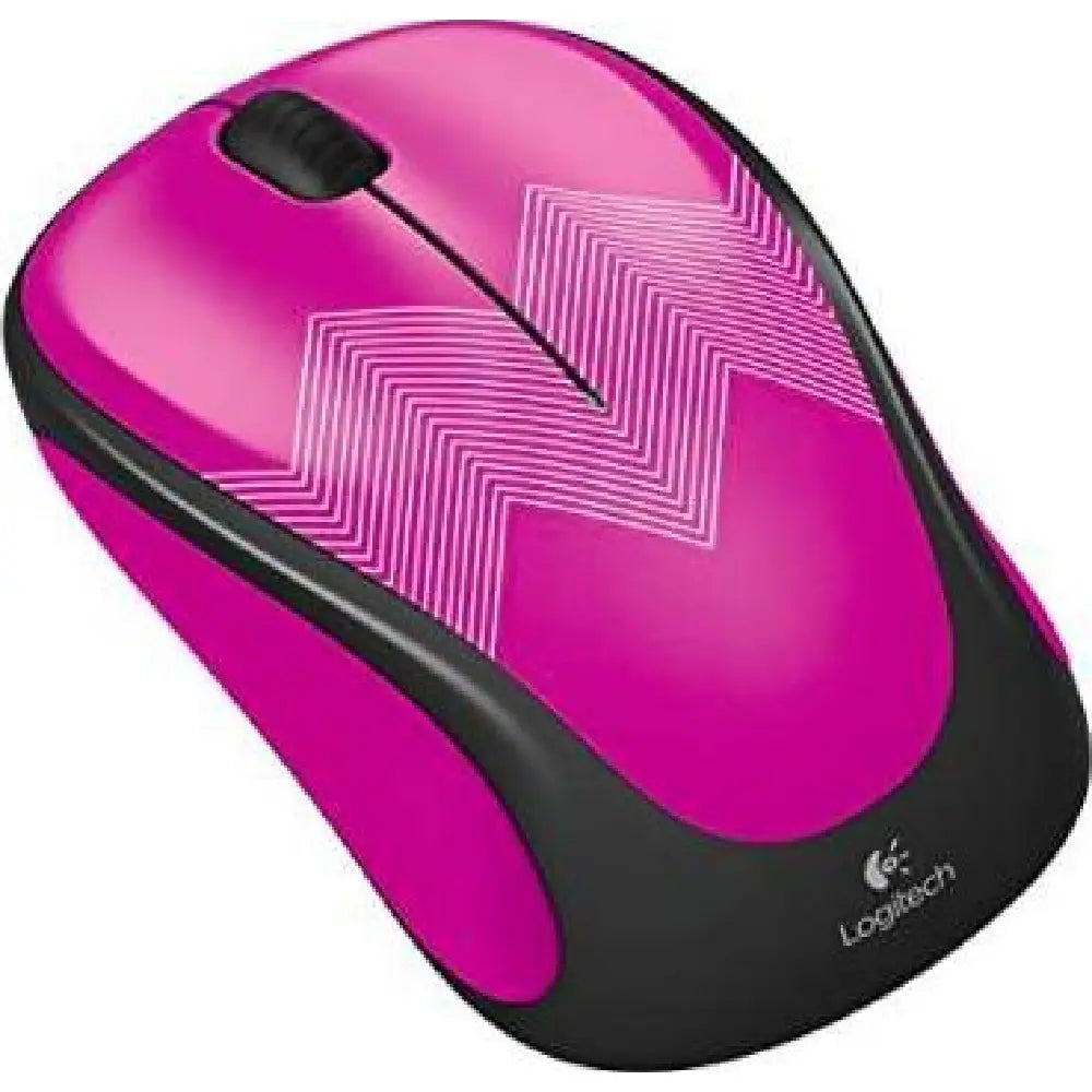 Logitech M317c Wireless Mouse Purple zig zag thumbnail