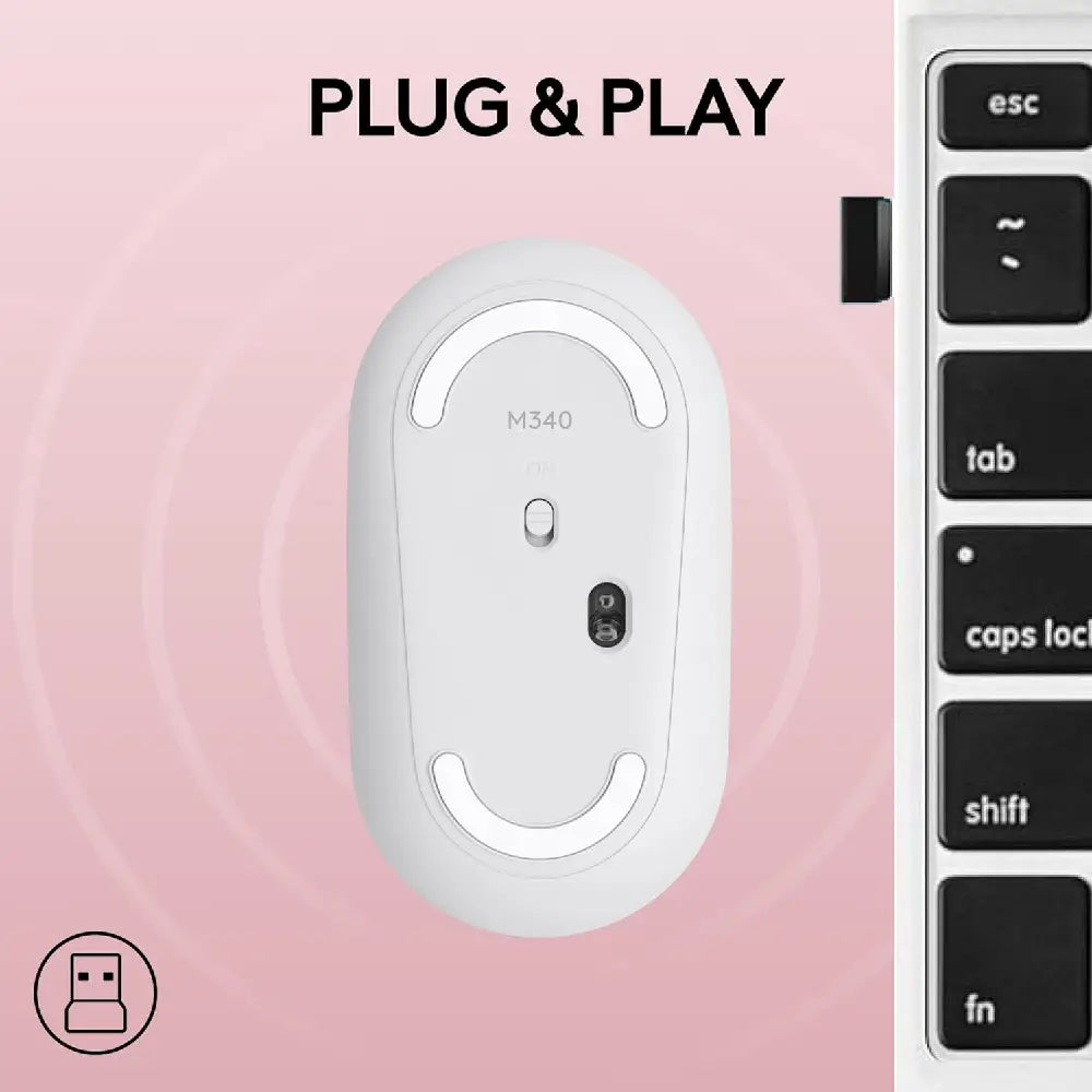 Logitech M340 Wireless Mouse Tropical Sunrise thumbnail