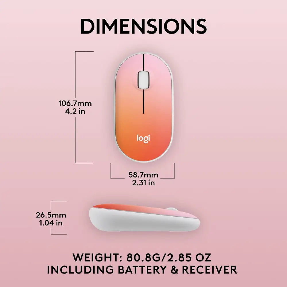 Logitech M340 Wireless Mouse Tropical Sunrise thumbnail