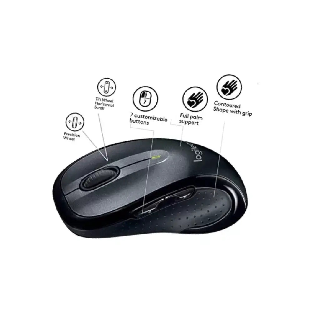 Logitech M510 Wireless Mouse Black-910-005486-BB thumbnail