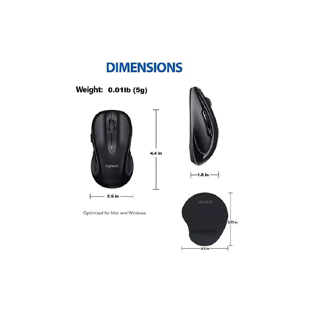 Logitech M510 Wireless Mouse Black-910-005486-BB thumbnail