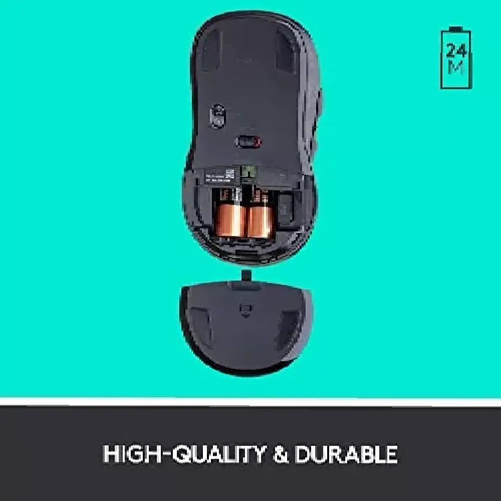Logitech M510 Wireless Mouse Laser Mouse for PC/MAC w/Unifying Receiver -Blue thumbnail