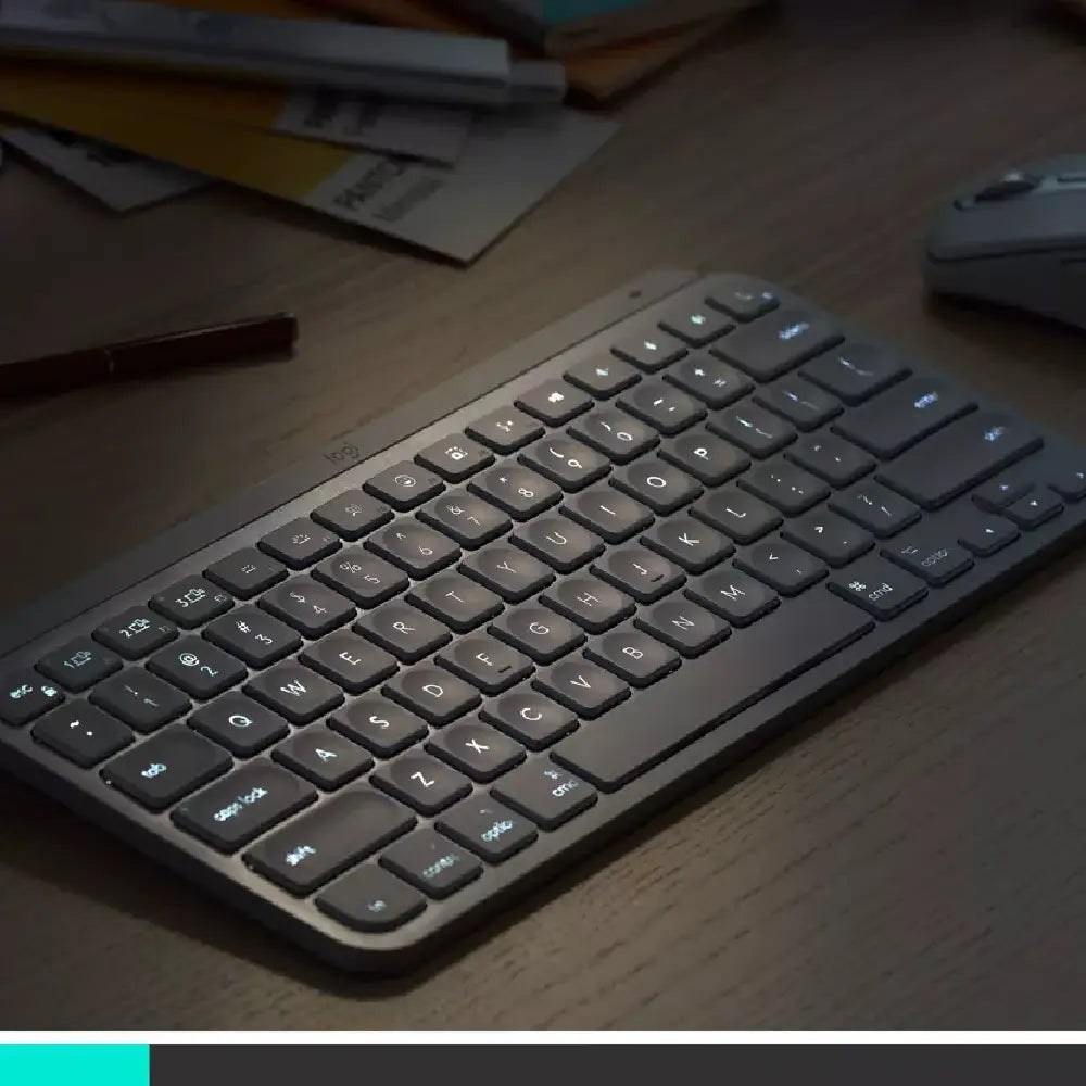 Logitech MX Keys Mini Wireless Illuminated Keyboard for Business. Meet the MX Keys Mini – a compact, smarter, and more powerful wireless keyboard designed with creators in mind. 920-010594 thumbnail