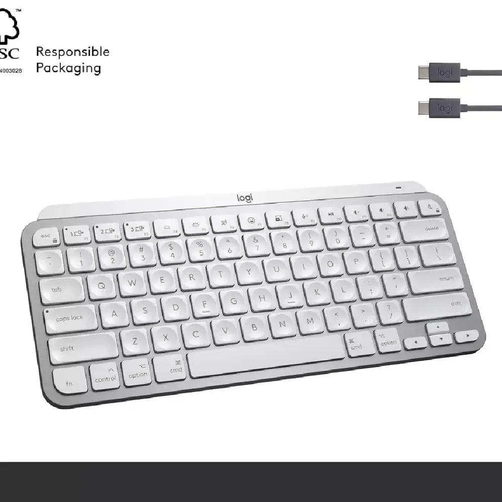 Logitech MX Keys Mini for Mac Minimalist Wireless Illuminated Keyboard. Meet the MX Keys Mini for Mac — a compact, intelligent, and powerful keyboard designed specifically for Apple creators.920-010389 thumbnail